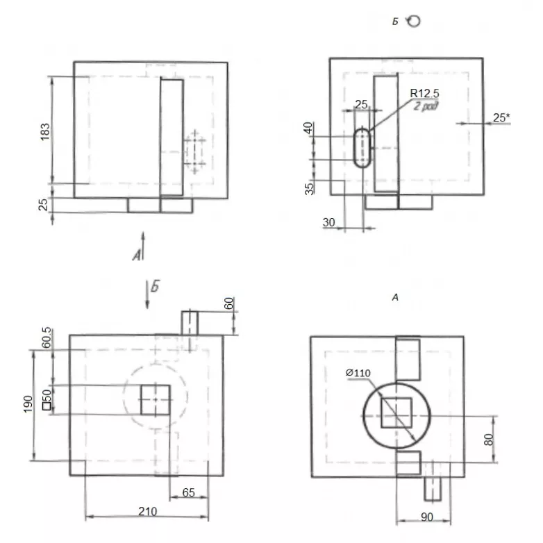 Чертеж термочехла