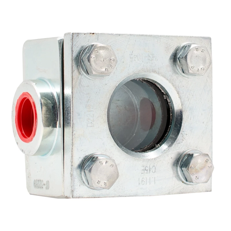 Стекло смотровое АДЛ CC02 3/4″ Ду20 Ру40 резьбовое корпус – углеродистая сталь, одностороннее