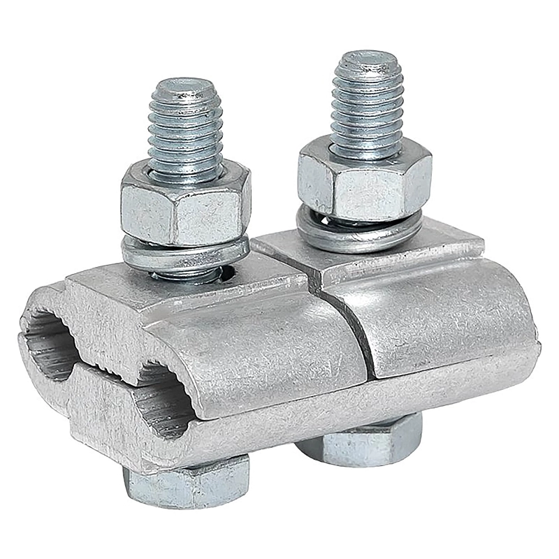 Зажим соединительный EKF ПА-2-2А плашечный, диаметр провода 9,6...11,4 мм, количество болтов 2 pa-2-2a