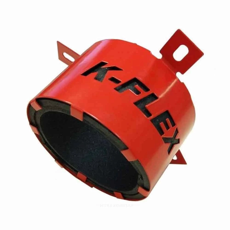 Муфта противопожарная K-FLEX K-Fire Collar Дн50 для труб, материал - сталь, цвет - красный, отгрузка кратно 116шт