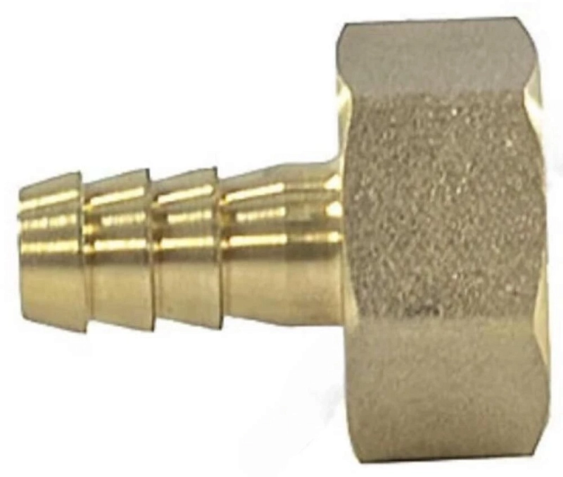 Переходник неразъемный SantechSystems Дн14x1/2″ Ру16 внутренняя резьба/штуцер, для шланга, материал – латунь